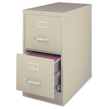 Lorell Vertical File, 15"x26.5"x28.4", Putty