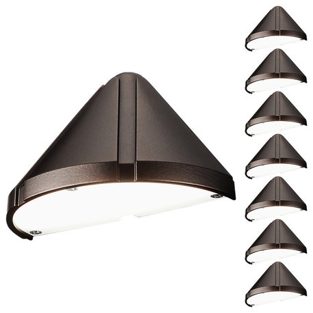 8-Pack LED 12-24V Deck Step Light, 4000K, Oil Rubbed Bronze