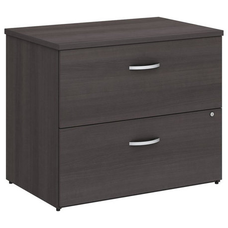 Studio C Lateral File Cabinet, Storm Gray