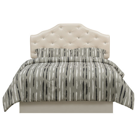 Dawson Queen Headboard Silver