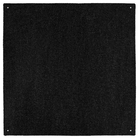 Outdoor Turf Rug Black, 10'x20'