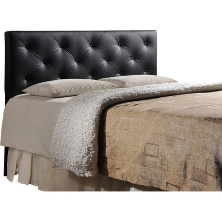 Baxton Studio Bedford Black Full Headboard