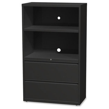 Lorell Lateral Hanging File Drawers Combo Unit, 36"x18.6"x60"