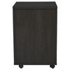 K126 Mobile Pedestal with 3 Drawers in Espresso