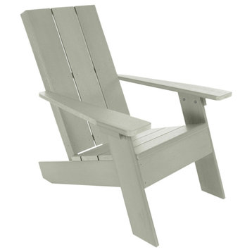 Italica Modern Adirondack Chair, Eucalyptus