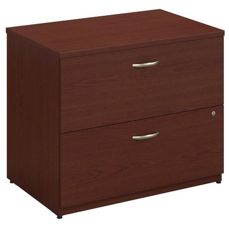 Series C Lateral File (Assembled) Mahogany - Engineered Wood