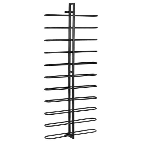 American Art Decor Metal Wall Mounted Wine Rack, 47.25" x 20.5" x 3.5"