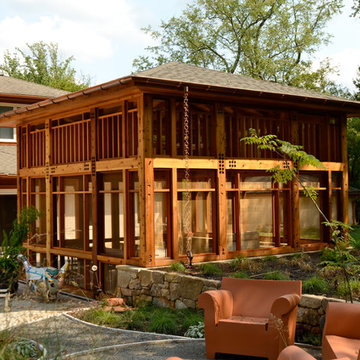 Timber Framed Screen Porch