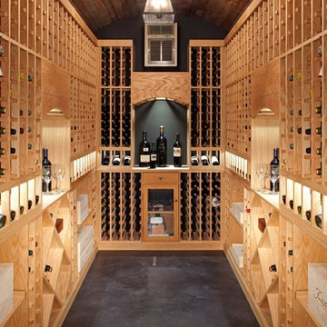 Transitional Wine Cellar