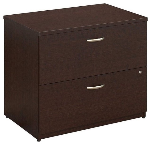 Bowery Hill 2 Drawer Lateral File in Mocha Cherry