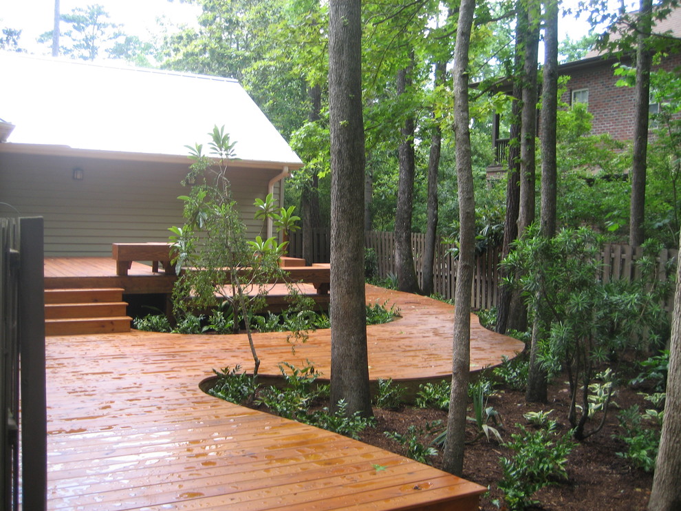 Inspiration for a zen porch remodel in Other