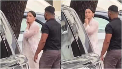 Alia Bhatt visits Sanjay Leela Bhansali's residence, avoids paparazzi