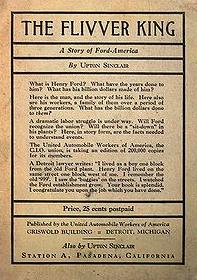 Written by Upton Sinclair
about Henry Ford and
published in Pasadena
in 1937.