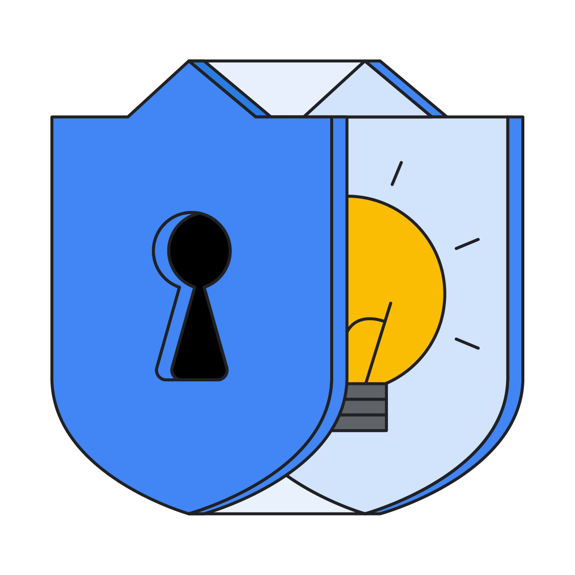 illustrated lock image