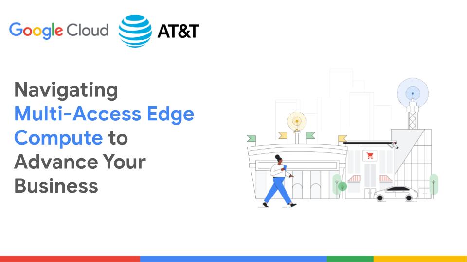 Capa de relatório com logotipos do Google Cloud e da AT&T