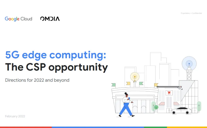 Portada del informe con logotipos de Google Cloud y OMDIA