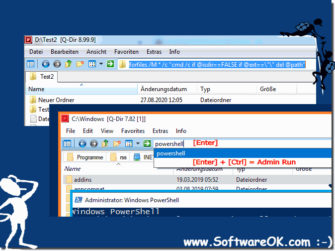 Quad-Explorer address line commands!