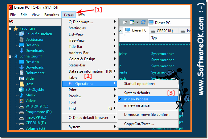 Start Copy Paste in new Process!