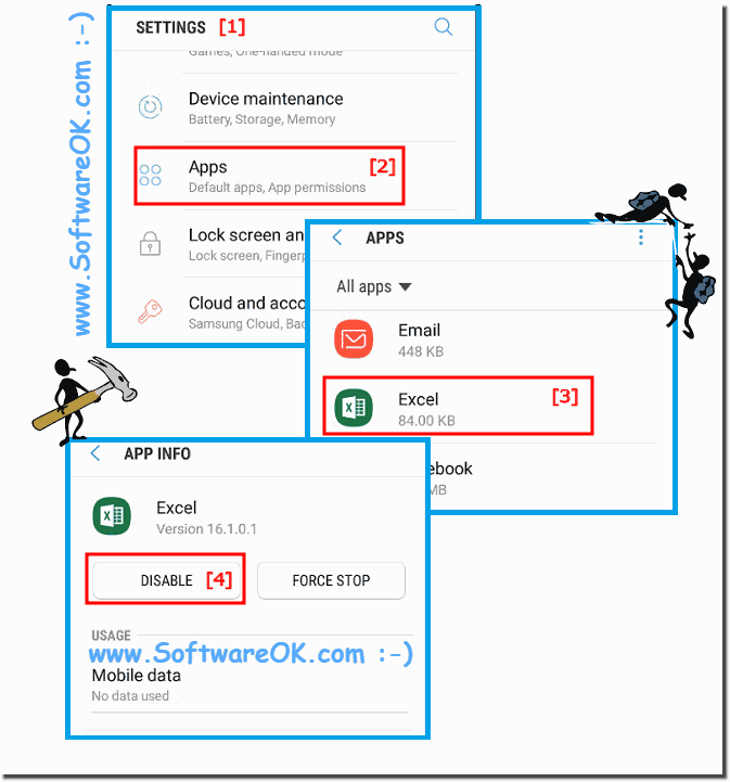 Disable APPs on Android Smartphone!