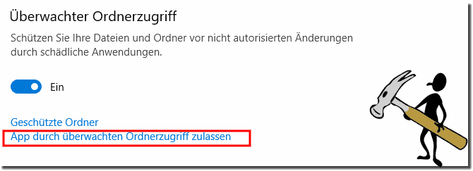 Vertrauenswrdige Anwendung unter Windows-10!