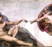 Creation of Adam by Michelangelo