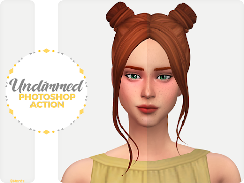 Undimmed : A Photoshop Action for The Sims 4