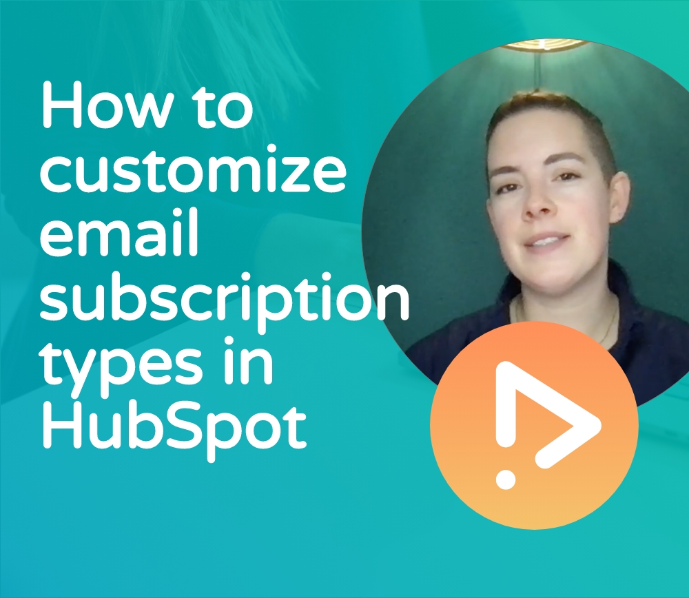 Email Subscription Types in HubSpot