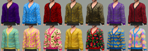 * Softness V1 - base game compatible male pullover, all LOD’s, all maps, 18 swatches with knitted texture, from teen to elder + Cas thumbnail
* Softness V2 - base game compatible male pullover, all LOD’s, all maps, 14 swatches with patterns, from...