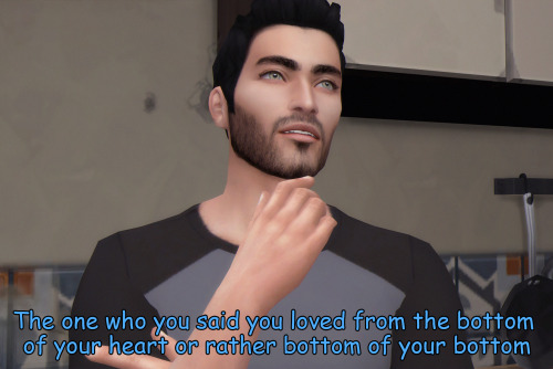 Aidan: Roland, please, it’s not what you think it is.
Roland: Not what it was with Molly? Or Caitlin?..Or Martha. Or…how was her name I forgot. The one who you said you loved from the bottom of your heart or rather bottom of your bottom until she got...