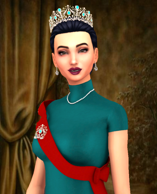 I’m really loving doing renders, this is the Princess Margaret’s Turquoise Tiara that I finally finished today!!