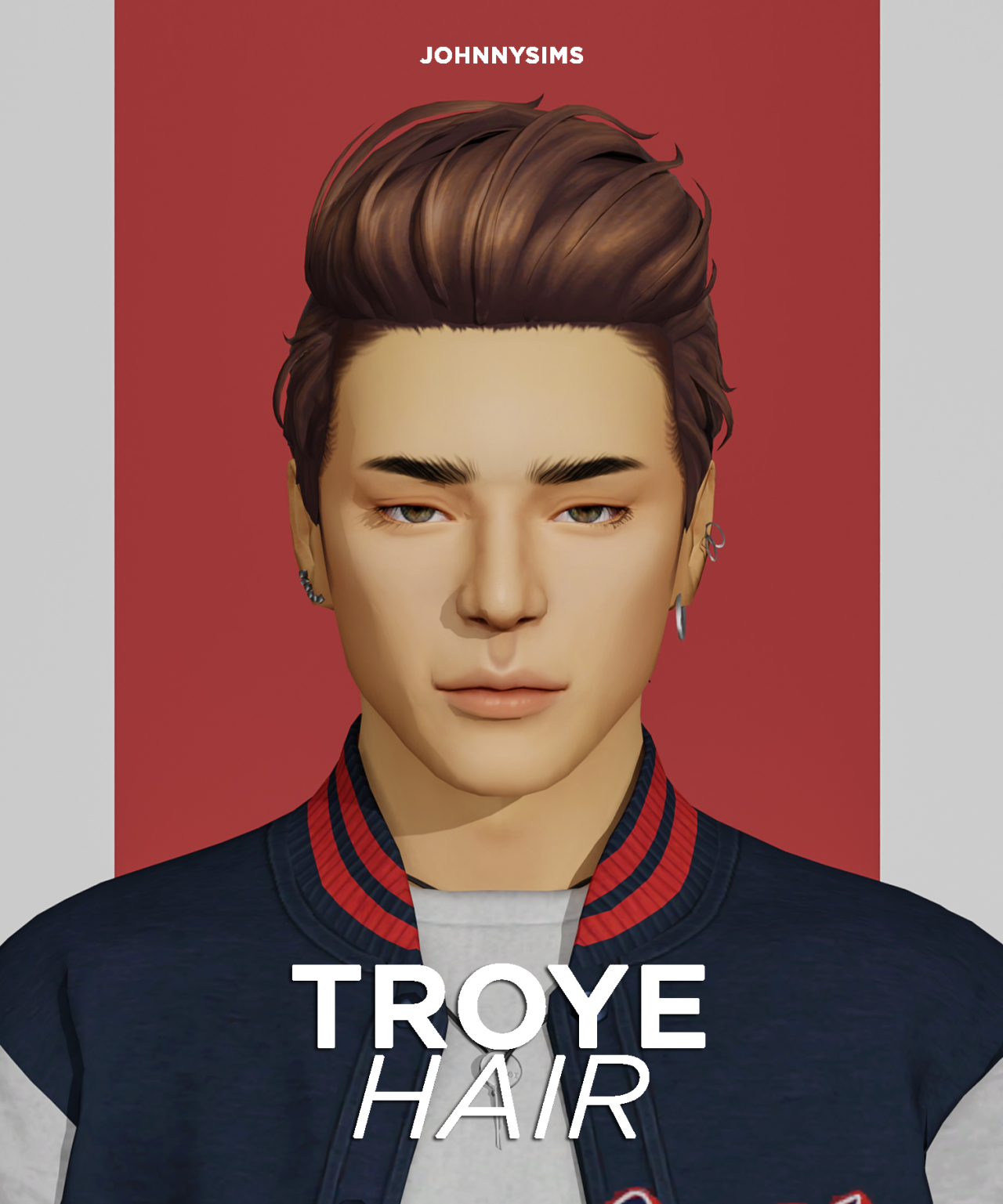 Troye HairInfo:
• Base Game Compatible
• 2 versions (w/ and w/o strands)
• Masculine - Feminine
• 24 swatches
• Hat Compatible, All LODs, All Maps
• Teen-Elder
• Support me! Ko-Fi | Patreon
DOWNLOAD (free)