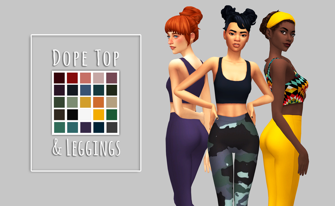 Dope Fitness SetAfter 25675 hours of work; a sporty set consisting of two hairs, two tops, two bottoms and one accessory vest! This set gave me quite a headache, but after hours and hours of pulling my hairs out and trying one thing after another,...