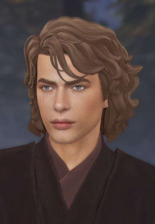 So I’ve been given the idea to create Anakin hair. I must confess that till this work I had very brief acquaintance with Star Wars franchise:D So I googled it and found Anakin image from the the film quite inspiring! So this hair is mostly made with...