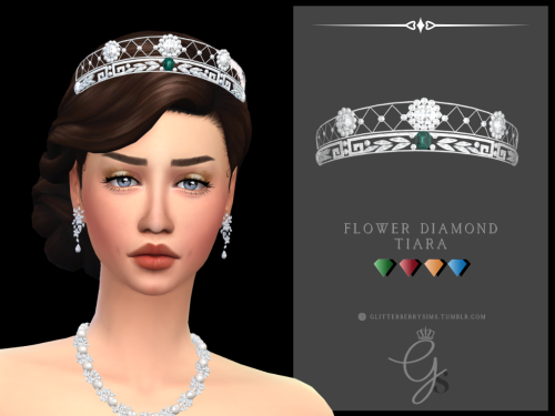 Flower Diamond Tiara@whitmoreroyals sent me this tiara as a reference and I didn’t think I could do it justice! But apparently I could! So thank you so much!
High poly
Hat Slider Required
TOU
• If you want recolour, go ahead (if you share it please...