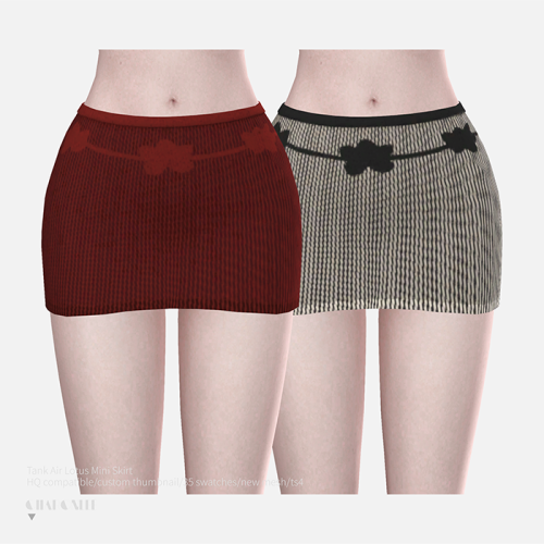 Tank Air Lotus Mini Skirt • new mesh by me
• 35 swatches
• hq compatible
• custom preview
• all lods
❤ hope you like it！ ❤
• Please do not steal my mesh as your own.
• Please don’t re-upload
DL(Blog)• no ad download, early access on my Patreon
• all...