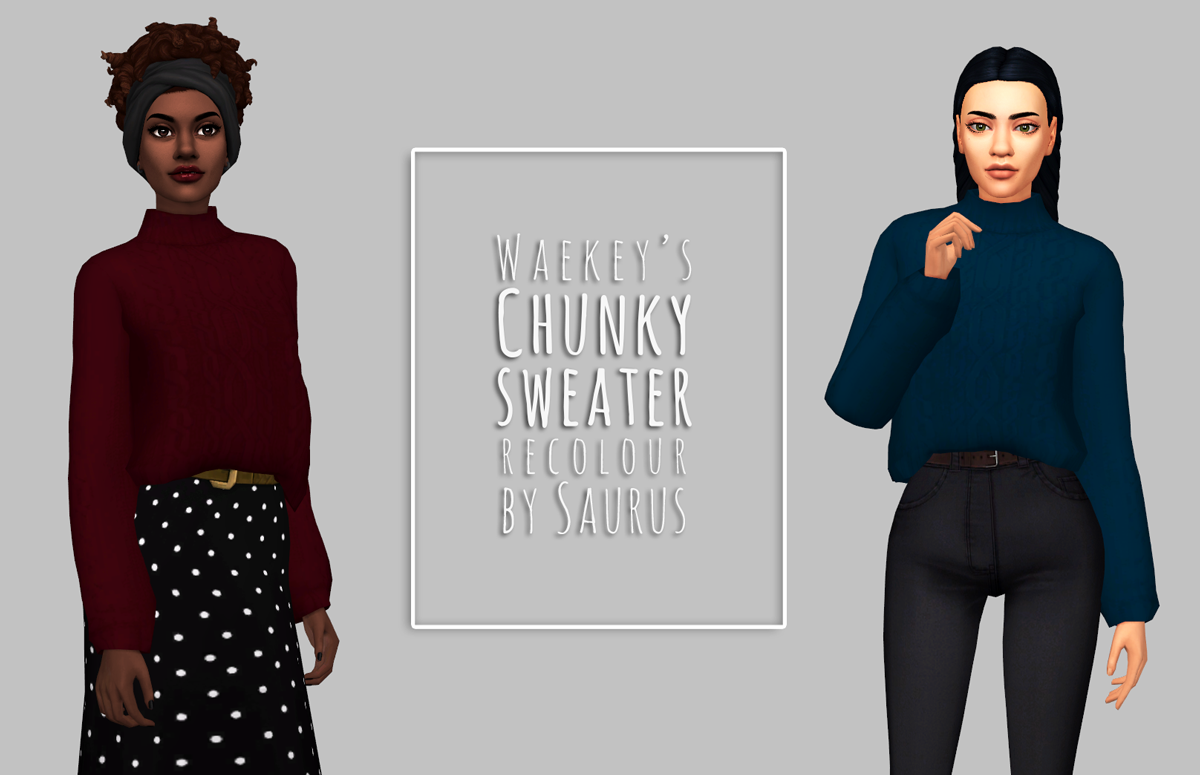 Cleaning up the WIP folder and it’s high time I send these babies out into the world for others to enjoy~
• Baker boy hat, chunky sweater, and boat shoes all in matching shades
• All BGC, but you’ll need the mesh by @waekey for the sweater
• Custom...