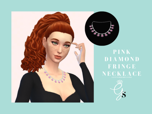 Pink Diamond Fringe NecklaceI don’t usually do necklaces, but I do like this one! It’s sort of simple but pretty enough to go to royal events..
TOU
• If you want recolour, go ahead (if you share it please don’t include mesh)
• Don’t put behind...