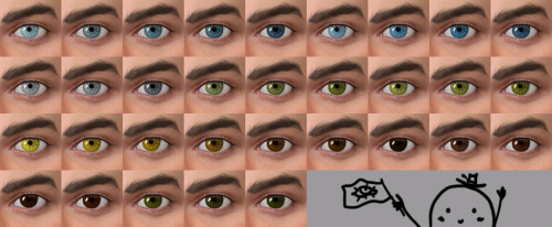 I needed more eyes WITHOUT ridiculous specular map or too dark shades around the sclera, so I could use it with Simadream Dynamic Eye Depth Detail:3 And, well… here’s the result! :D @simadream, you’ve done a great job!;)
* Soft Soul - base game...