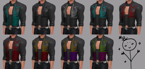 Decided to release my old two tops on Patreon too, now you can download it without annoying ads!;3
* Singular - base game compatible male top, all LOD’s, all maps, 9 swatches, from teen to elder + Cas thumbnail and PSD for recolors (it’s the one with...