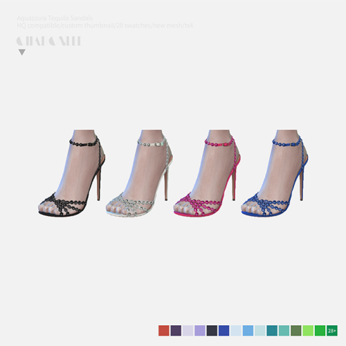 Aquazzura Tequila Sandals• new mesh by me
• 28 swatches
• hq compatible
• custom preview
• all lods
❤ hope you like it！ ❤
• Please do not steal my mesh as your own.
• Please don’t re-upload
DOWNLOAD(Blog Free)• no ad download, early access on my...