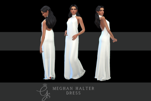 Meghan Halter DressOkay so I finally made a dress that I’m somewhat proud of! It’s based on the evening dress Meghan wore when she married Prince Harry. It does have some weight issues near the shoe area, and also cannot be worn with boots.
• All...