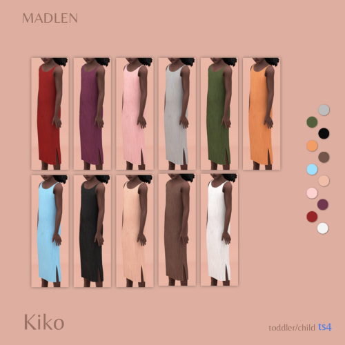 Kiko Dress
Elegant, simple, yet effective. This minimal dress comes in two variations! Available to both toddlers and children.
DOWNLOAD (Patreon)