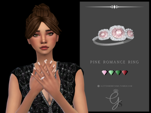 Pink Romance RingThis ring has been set in my suggestion box for ages, and I needed something to finish of June with! So here we go! A romantic ring for our sims!
TOU
• If you want recolour, go ahead (if you share it please don’t include mesh)
•...