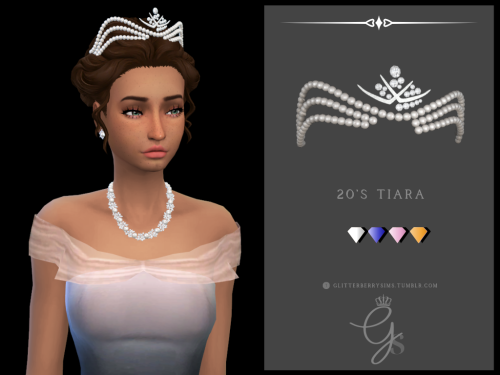 20’s TiaraWas inspired last night to create this very unique tiara! So as a special little something, I dediced to release it today as an extra release! Enjoy!
High Poly
Hat Slider Needed
TOU
• If you want recolour, go ahead (if you share it please...