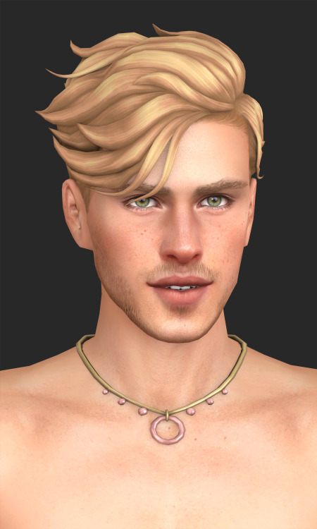 * Necklace 1 - base game compatible male necklace all LOD’s, all maps, 12 swatches, from teen to elder + werewolves/mermaids/aliens. Cas thumbnail.
* Necklace 2 - base game compatible male necklace all LOD’s, all maps, 12 swatches, from teen to elder...