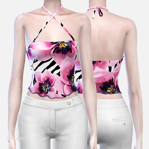 Another Chill Halter Crop Cami Top• new mesh by me
• 46 swatches
• hq compatible
• custom preview
• all lods
❤ hope you like it！ ❤
• Please do not steal my mesh as your own.
• Please don’t re-upload
DOWNLOAD(Blog Free)• no ad download, early access...