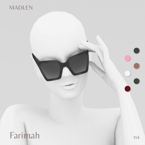 Farimah Sunglasses
Fancy cat-eye sunglasses. Thick frame and oversized lenses!
DOWNLOAD (Patreon)