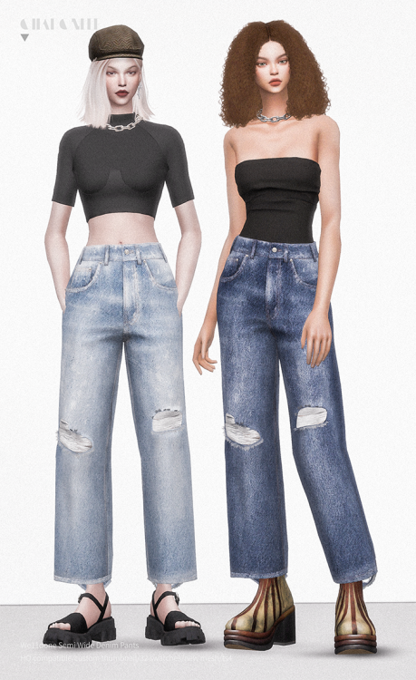 We11done Semi Wide Denim Pants• new mesh by me
• 32 swatches
• hq compatible
• custom preview
• all lods
❤ hope you like it！ ❤
• Please do not steal my mesh as your own.
• Please don’t re-upload
DL(Blog)• no ad download, early access on my Patreon
•...