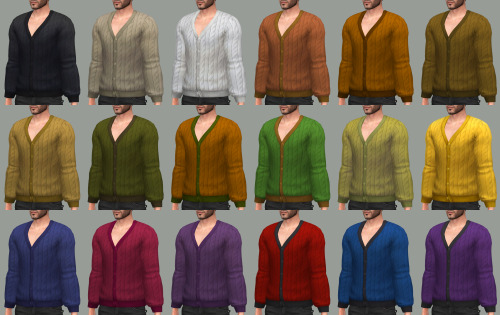 * Softness V1 - base game compatible male pullover, all LOD’s, all maps, 18 swatches with knitted texture, from teen to elder + Cas thumbnail
* Softness V2 - base game compatible male pullover, all LOD’s, all maps, 14 swatches with patterns, from...