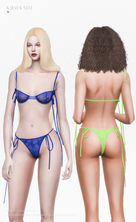 Fanci Club Sweaty Bikini Set• new mesh by me
• 65 swatches
• hq compatible
• custom preview
• all lods
❤ hope you like it！ ❤
• Please do not steal my mesh as your own.
• Please don’t re-upload
DL(Blog)• no ad download, early access on my Patreon
•...